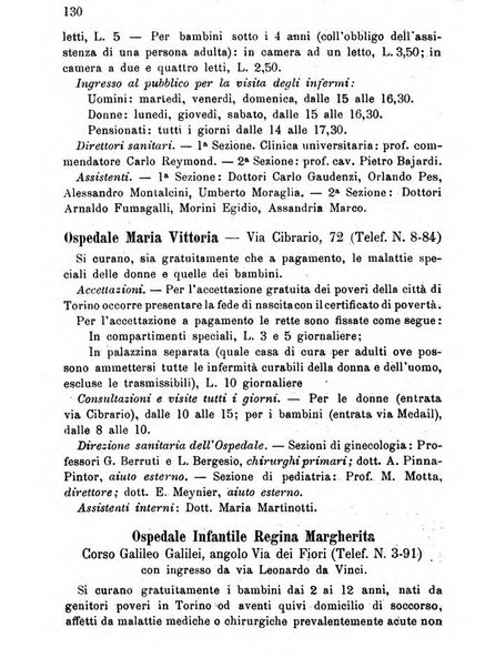 Almanacco igienico-sanitario ... della citta e provincia di Torino