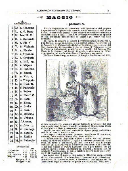 Almanacco illustrato del giornale Il secolo