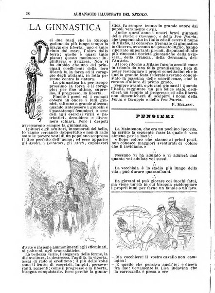 Almanacco illustrato del giornale Il secolo