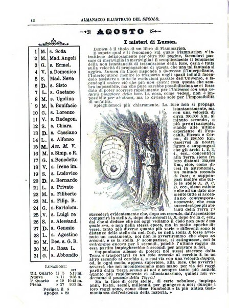 Almanacco illustrato del giornale Il secolo