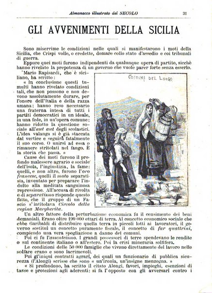 Almanacco illustrato del giornale Il secolo