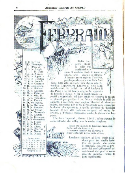 Almanacco illustrato del giornale Il secolo