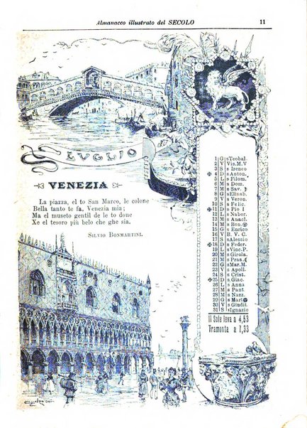 Almanacco illustrato del giornale Il secolo