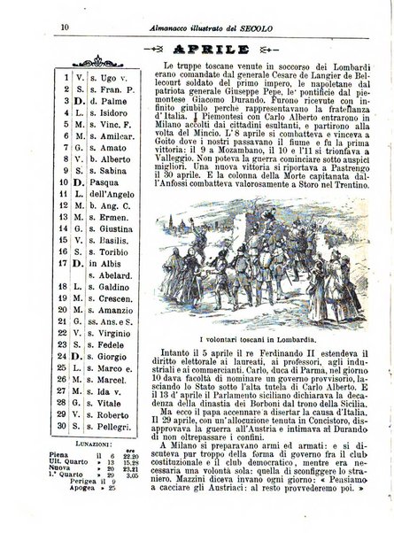 Almanacco illustrato del giornale Il secolo