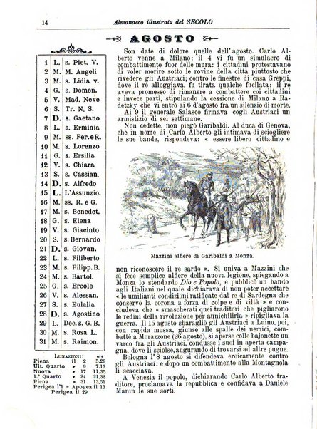 Almanacco illustrato del giornale Il secolo