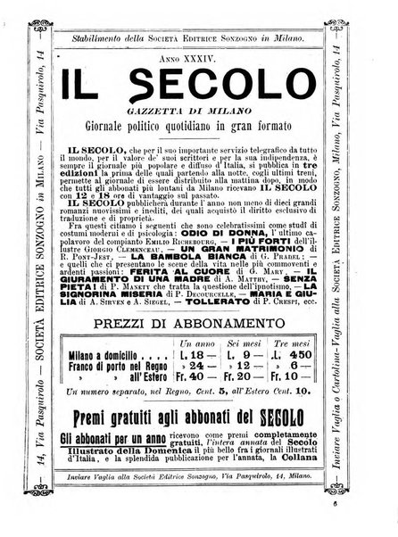 Almanacco illustrato del giornale Il secolo