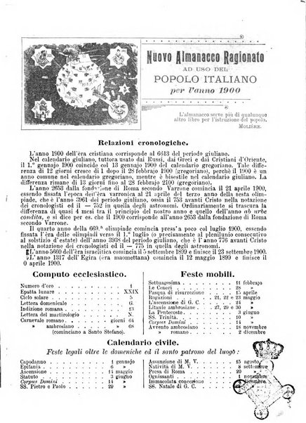 Almanacco illustrato del giornale Il secolo