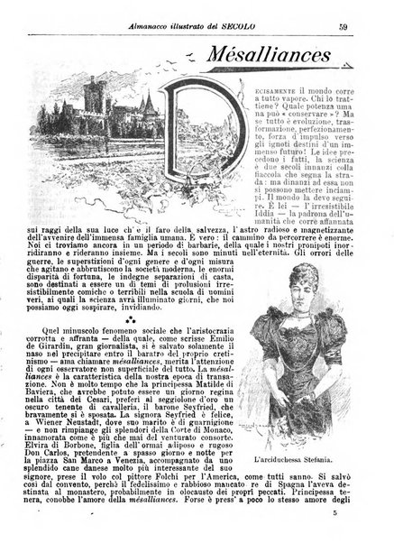 Almanacco illustrato del giornale Il secolo