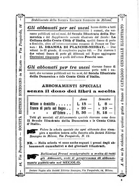 Almanacco illustrato del giornale Il secolo