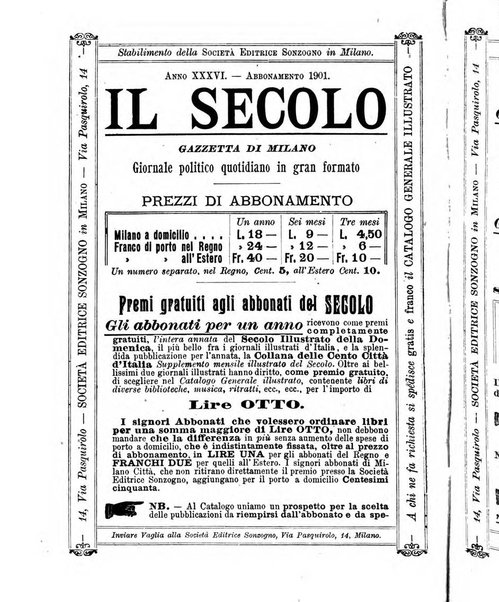 Almanacco illustrato del giornale Il secolo