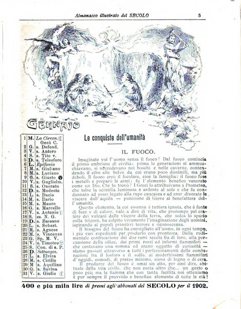 Almanacco illustrato del giornale Il secolo