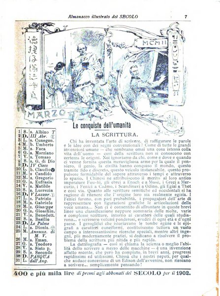 Almanacco illustrato del giornale Il secolo