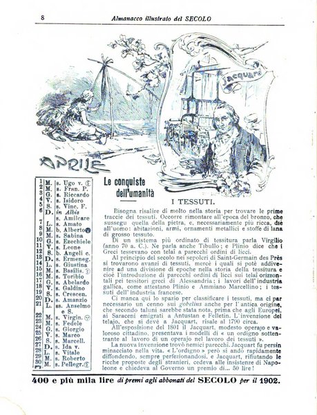 Almanacco illustrato del giornale Il secolo