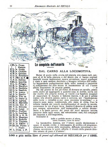 Almanacco illustrato del giornale Il secolo