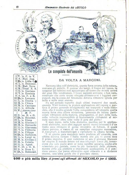 Almanacco illustrato del giornale Il secolo