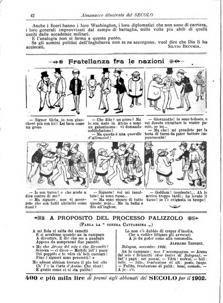 Almanacco illustrato del giornale Il secolo