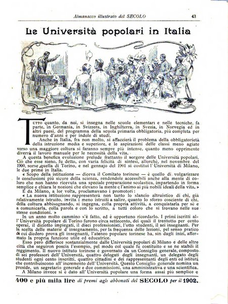 Almanacco illustrato del giornale Il secolo