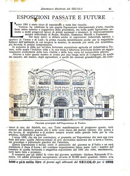 Almanacco illustrato del giornale Il secolo