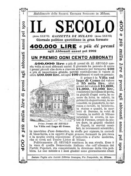 Almanacco illustrato del giornale Il secolo