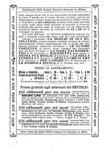 Almanacco illustrato del giornale Il secolo