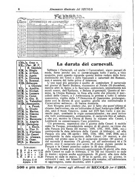 Almanacco illustrato del giornale Il secolo