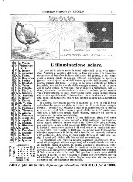 Almanacco illustrato del giornale Il secolo