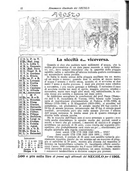 Almanacco illustrato del giornale Il secolo