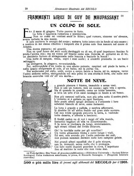 Almanacco illustrato del giornale Il secolo