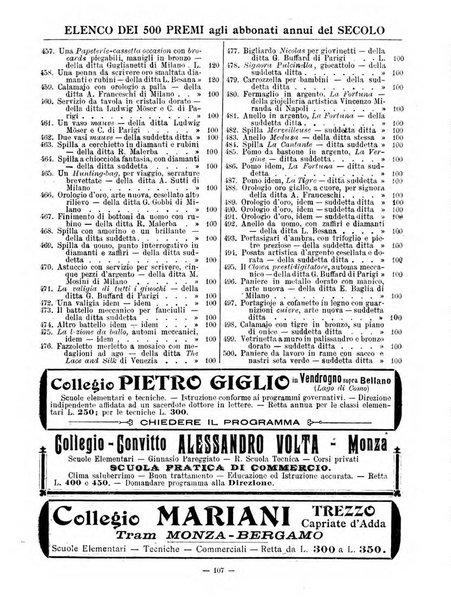 Almanacco illustrato del giornale Il secolo