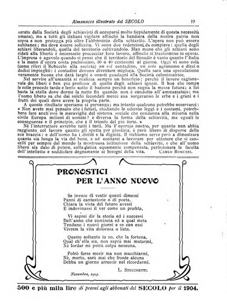 Almanacco illustrato del giornale Il secolo