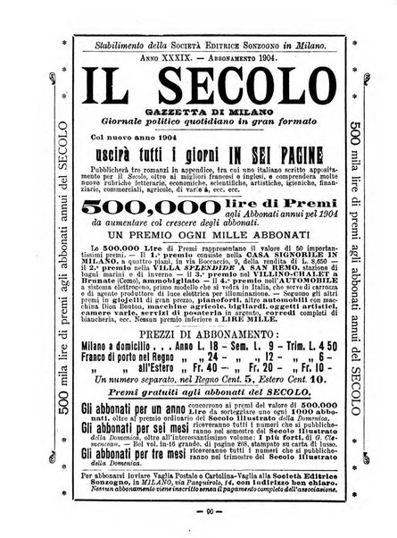 Almanacco illustrato del giornale Il secolo