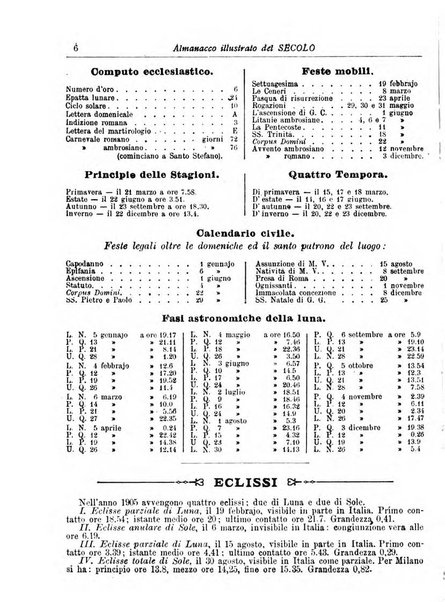 Almanacco illustrato del giornale Il secolo