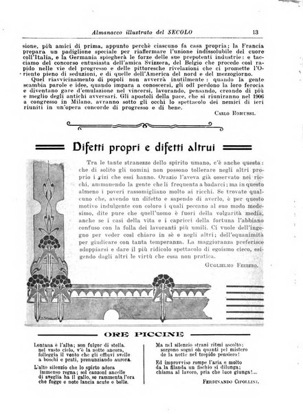 Almanacco illustrato del giornale Il secolo