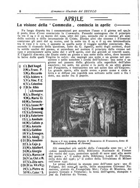 Almanacco illustrato del giornale Il secolo