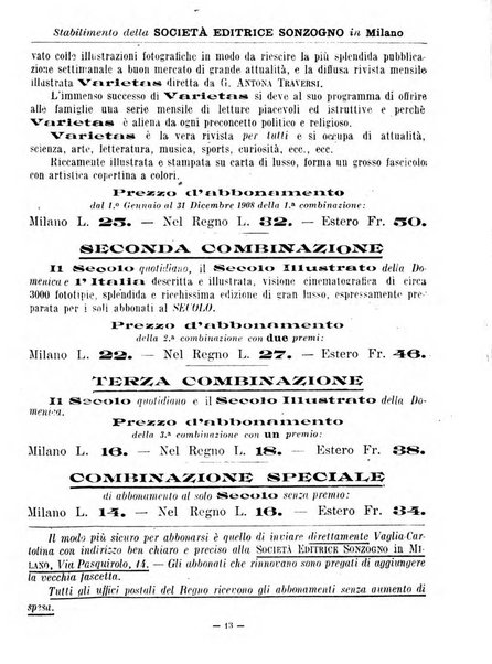 Almanacco illustrato del giornale Il secolo