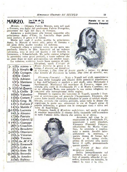 Almanacco illustrato del giornale Il secolo