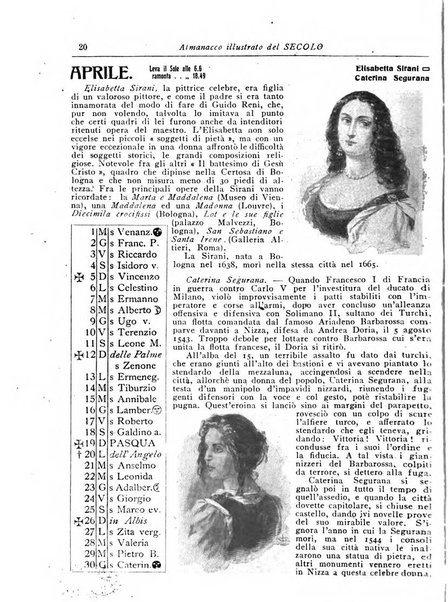 Almanacco illustrato del giornale Il secolo