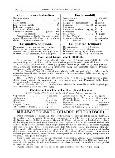 Almanacco illustrato del giornale Il secolo