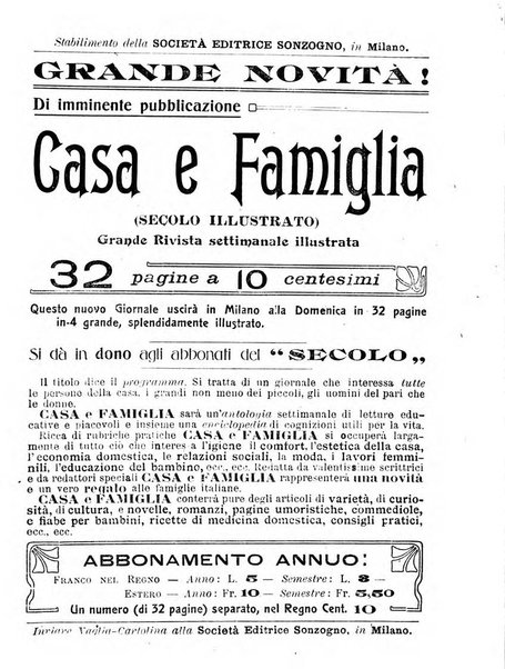 Almanacco illustrato del giornale Il secolo