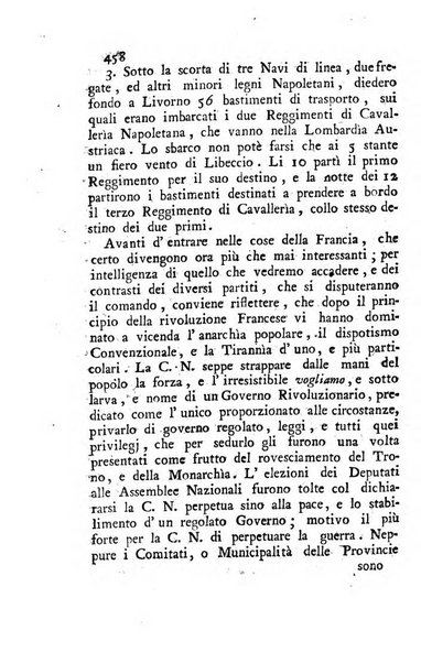 Almanacco istorico politico militare scientifico di tutti gli avvenimenti dell'anno ... premesso un compendio dei fatti più interessanti accaduti nei cinque anni passati, e sarà continuato