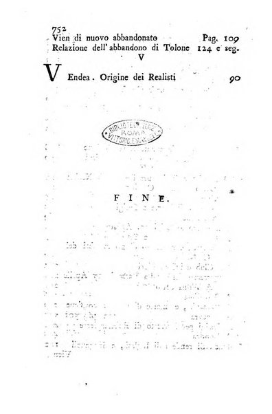 Almanacco istorico politico militare scientifico di tutti gli avvenimenti dell'anno ... premesso un compendio dei fatti più interessanti accaduti nei cinque anni passati, e sarà continuato