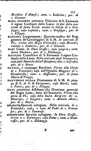 Almanacco reale o sia guida per la città di Torino... presentato per la prima volta a S.S.R.M. dal libraio Onorato Derossi ...