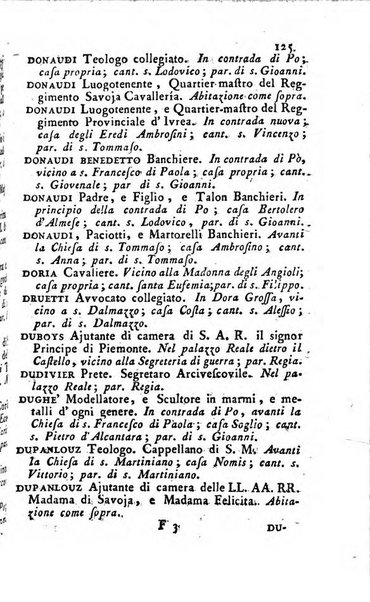 Almanacco reale o sia guida per la città di Torino... presentato per la prima volta a S.S.R.M. dal libraio Onorato Derossi ...