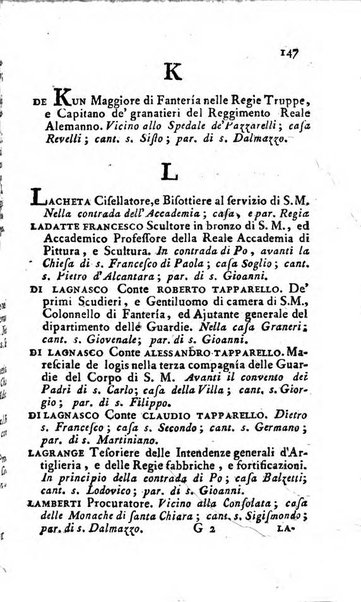 Almanacco reale o sia guida per la città di Torino... presentato per la prima volta a S.S.R.M. dal libraio Onorato Derossi ...