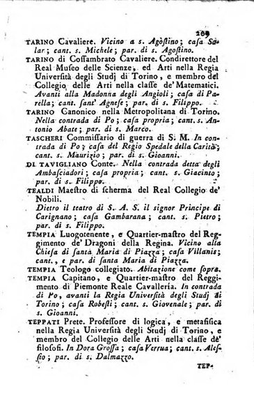 Almanacco reale o sia guida per la città di Torino... presentato per la prima volta a S.S.R.M. dal libraio Onorato Derossi ...