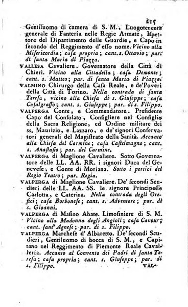 Almanacco reale o sia guida per la città di Torino... presentato per la prima volta a S.S.R.M. dal libraio Onorato Derossi ...