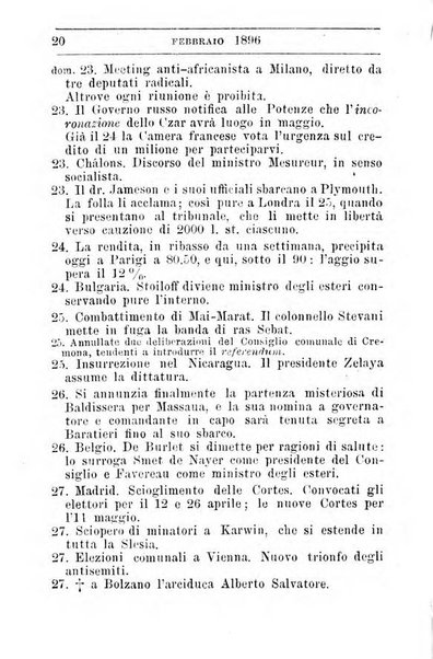 Almanacco storico della Illustrazione italiana contiene il calendario del ... e la cronistoria del ... narrata giorno per giorno