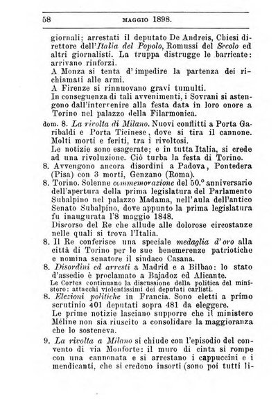 Almanacco storico della Illustrazione italiana contiene il calendario del ... e la cronistoria del ... narrata giorno per giorno