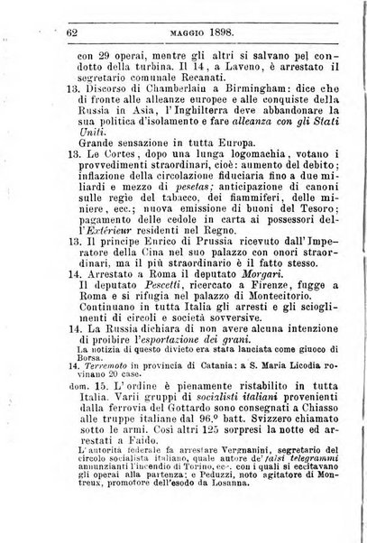 Almanacco storico della Illustrazione italiana contiene il calendario del ... e la cronistoria del ... narrata giorno per giorno