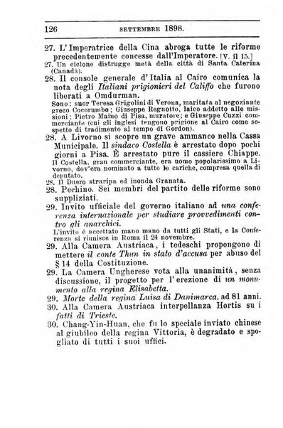 Almanacco storico della Illustrazione italiana contiene il calendario del ... e la cronistoria del ... narrata giorno per giorno